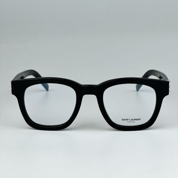 NEW Saint Laurent SLM124 OPT 001 Black Cat Eye Unisex Eyeglasses - Picture 3 of 11